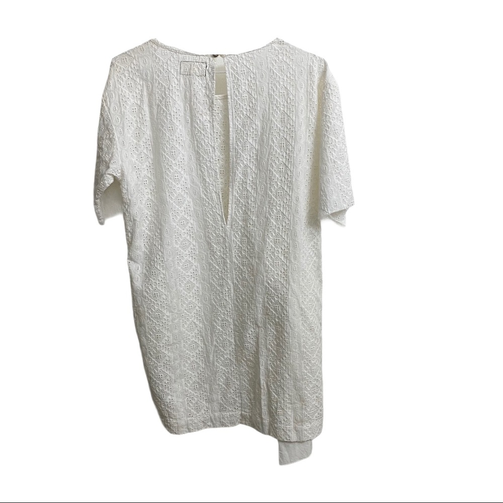 Current/Elliott Eyelet Cotton T-Shirt Dress - Picture 7 of 7